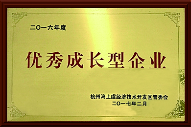 2016年度優(yōu)秀成長型企業(yè)